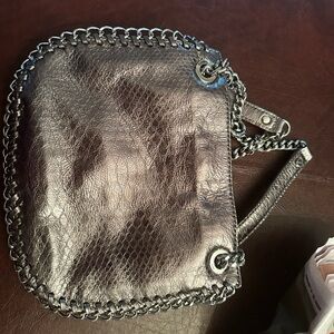 Stylish silver Trimmed Women's Bag
